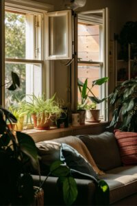 Proper ventilation living room