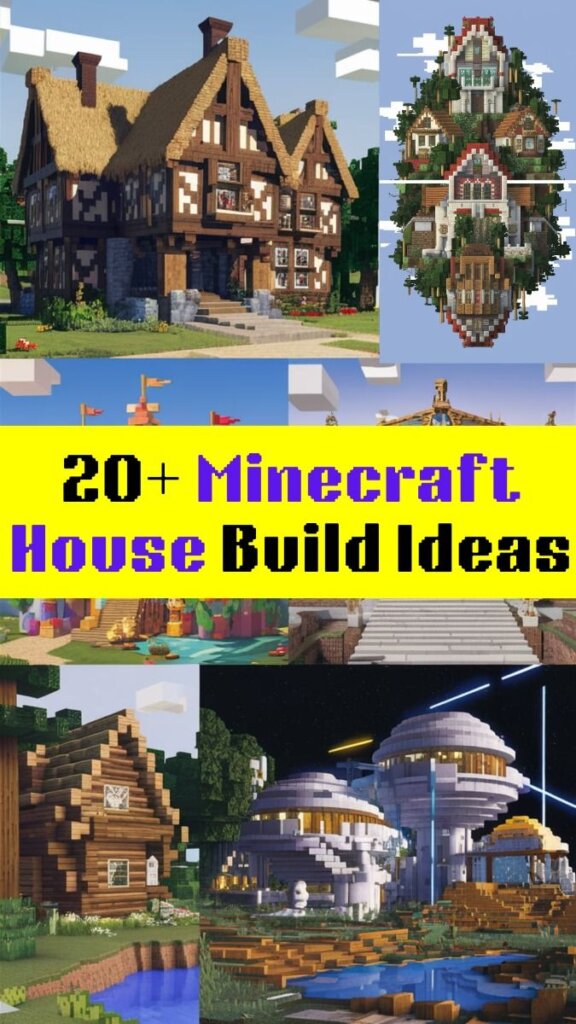 20+ minecraft house build ideas 