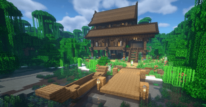 Minecraft Malasian Style house