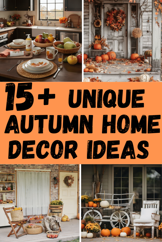 unique Fall Autumn Home decor ideas 