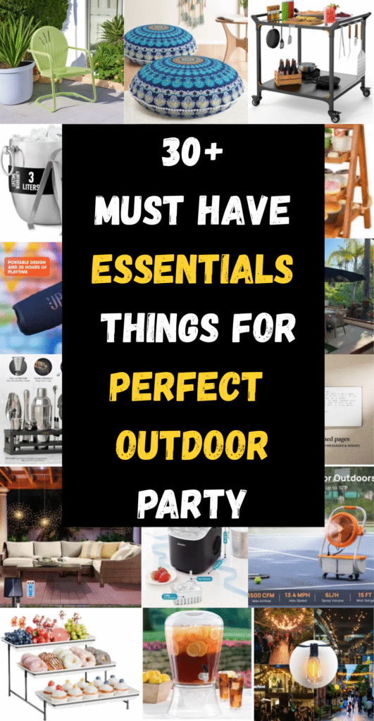 outdoor party essentials for perfect outdoor party