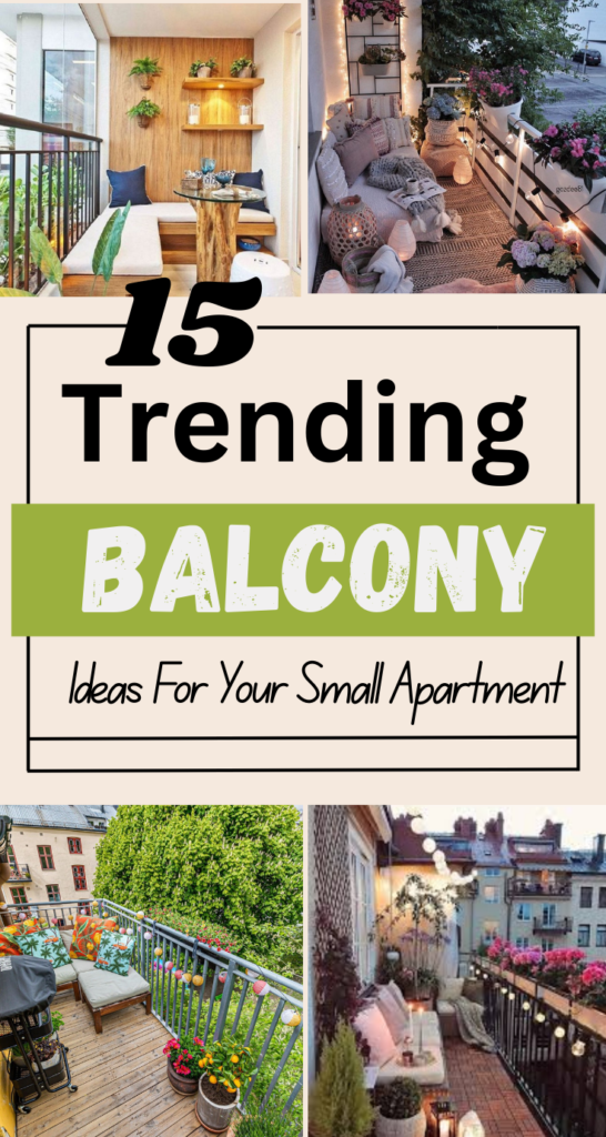 SMALL APARTMENT BALCONY DECOR IDEAS