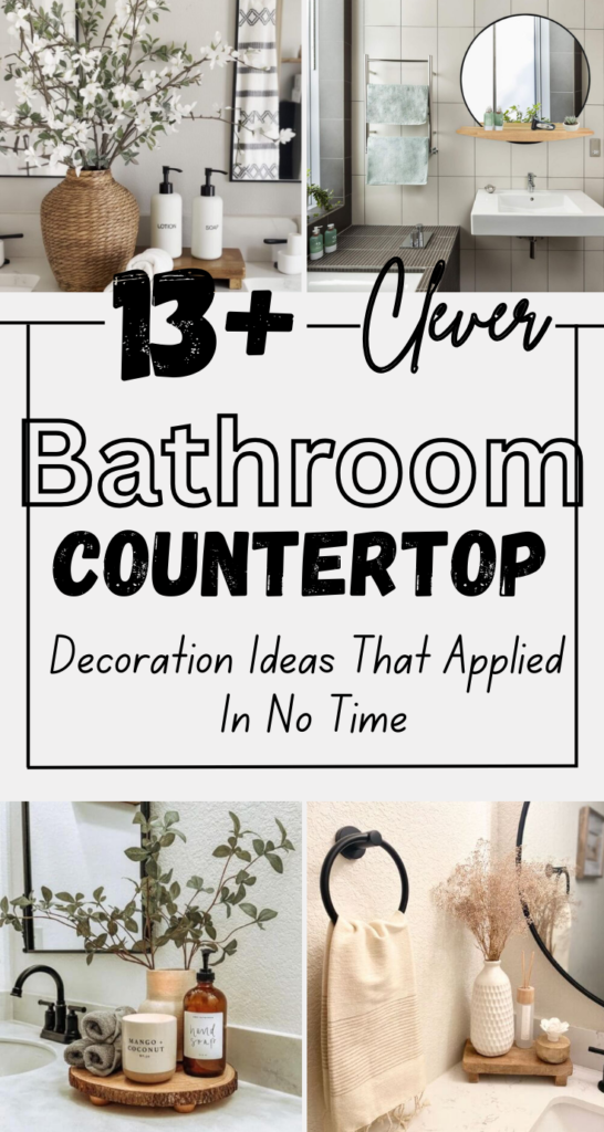 Bathroom Countertop Or Vanity Decor Ideas You Can Easily Copy