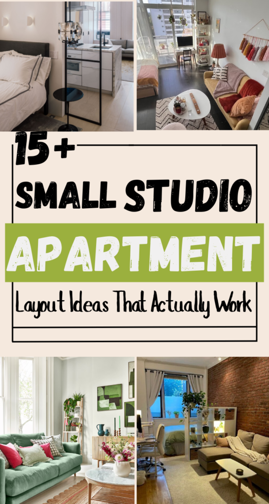 Small Studio Apartment Layout Ideas 