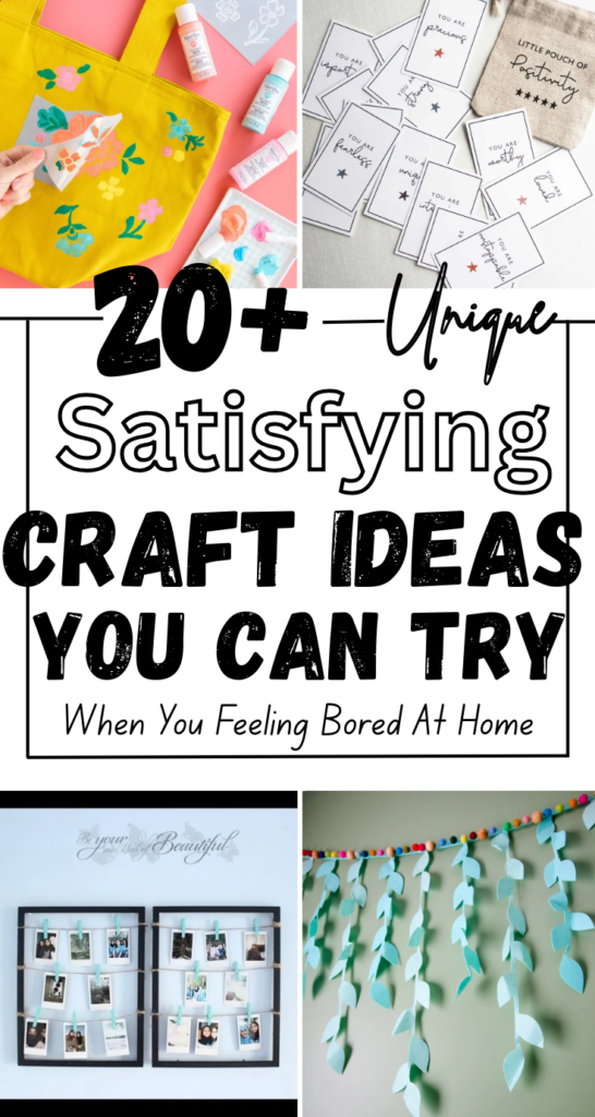 Creative DIY Crafts When You Feel Bored At Home