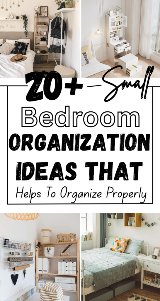 Small Bedroom Organization Ideas