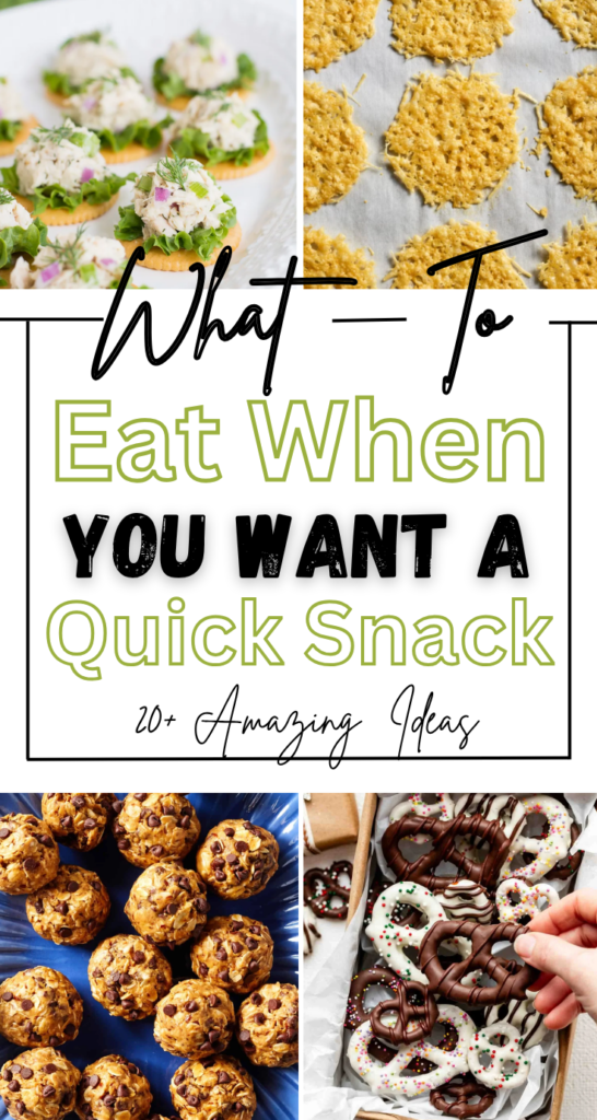What to Eat When You Want a Quick Snack