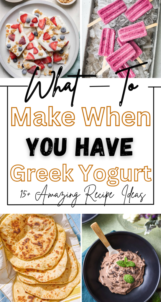 What to Make When You Have Greek Yogurt